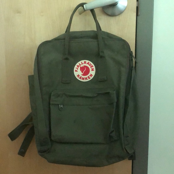 kanken olive green